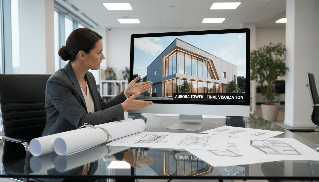 Security analyst reviewing a risk report on a laptop in an office